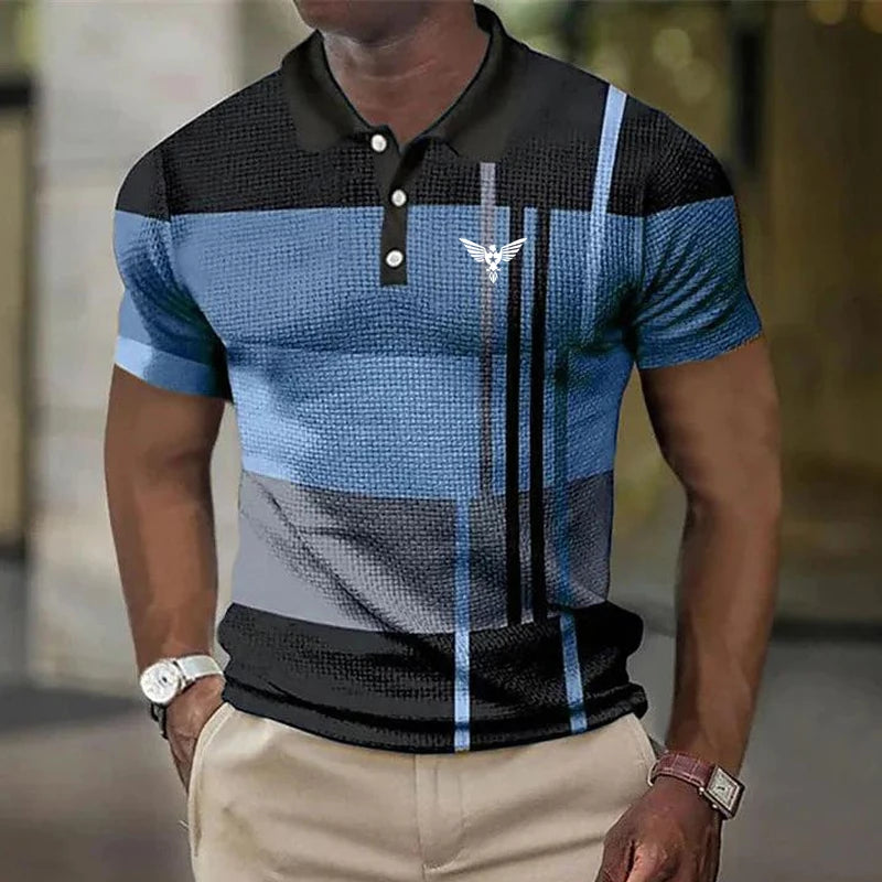 Turndown Print Polo