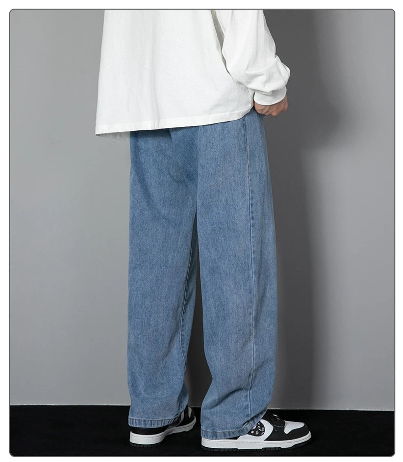 Men’s Loose Straight Denim Jeans