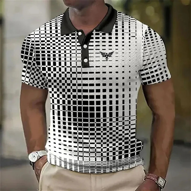 Turndown Print Polo