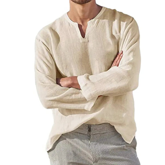 Men’s Cozy Linen Casual Shirt