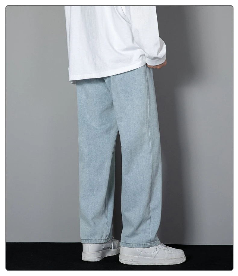 Men’s Loose Straight Denim Jeans