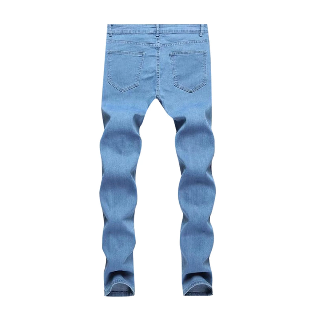 Men’s Slim Fit Ripped Denim Jeans