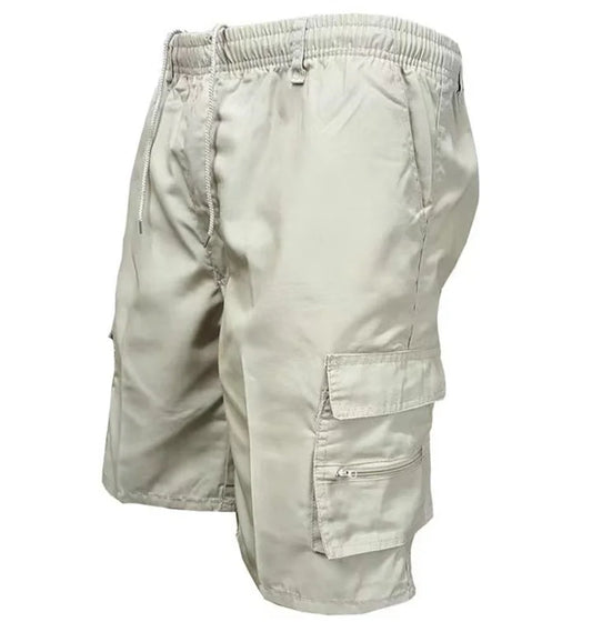 Men’s Solid Cargo Shorts